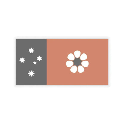 Flag of the Northern Territory Australia - STICKER Vinyl Kiss-Cut Decal 6 Inch Transparent - The Sticker Space