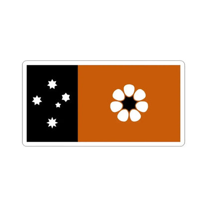 Flag of the Northern Territory Australia - STICKER Vinyl Kiss-Cut Decal 6 Inch White - The Sticker Space
