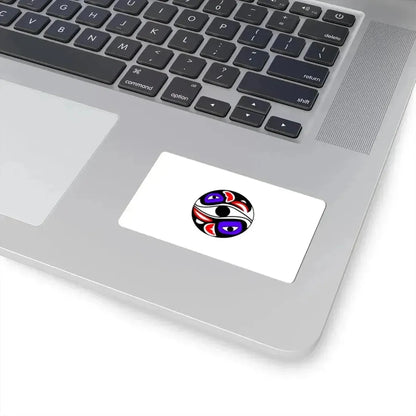 Flag of the Organized Village of Kake (United States) STICKER Vinyl Kiss-Cut Decal - The Sticker Space