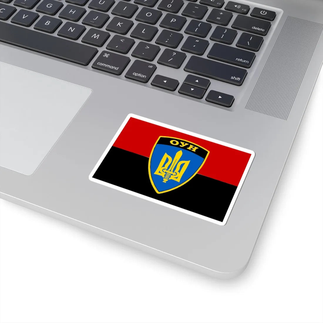 Flag of the OUN Battalion (Ukraine) STICKER Vinyl Kiss-Cut Decal - The Sticker Space