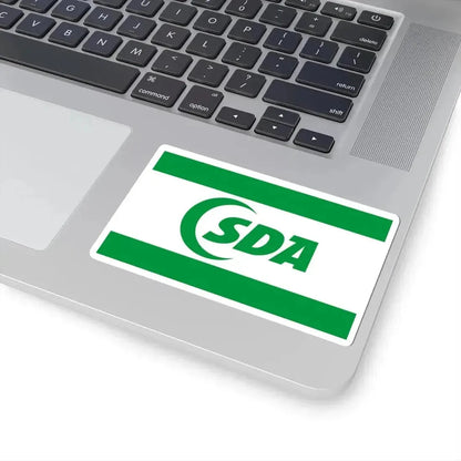 Flag of the Party of Democratic Action 1996 (Bosnia and Herzegovina) STICKER Vinyl Kiss-Cut Decal - The Sticker Space