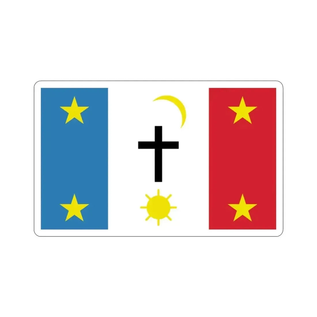 Flag of the Pascua Yaqui Tribe of Arizona STICKER Vinyl Die-Cut Decal - The Sticker Space