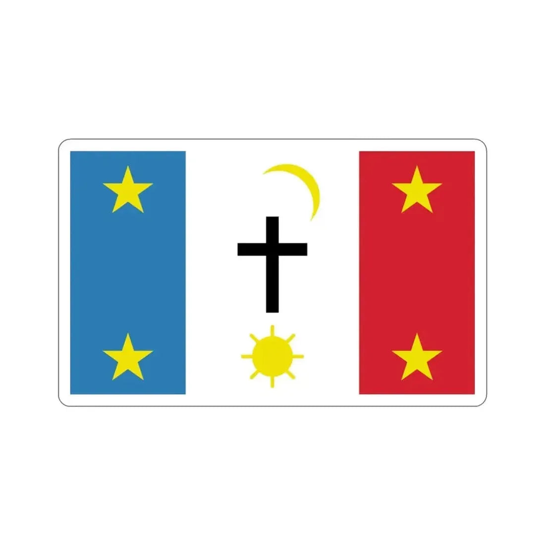 Flag of the Pascua Yaqui Tribe of Arizona STICKER Vinyl Die-Cut Decal - The Sticker Space