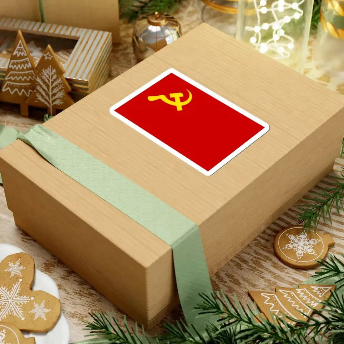 Flag of the PCP-CBMR (Peru) STICKER Vinyl Kiss-Cut Decal - The Sticker Space