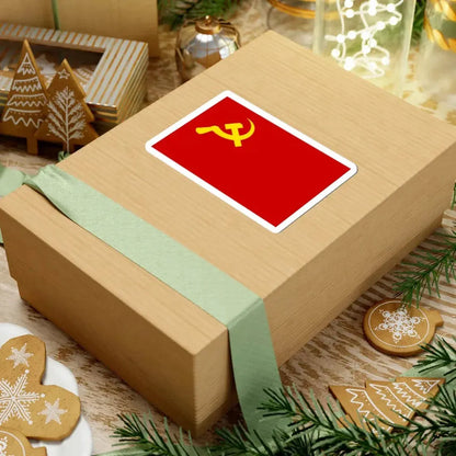 Flag of the PCP-CBMR (Peru) STICKER Vinyl Kiss-Cut Decal - The Sticker Space