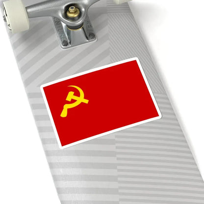 Flag of the PCP-CBMR (Peru) STICKER Vinyl Kiss-Cut Decal - The Sticker Space