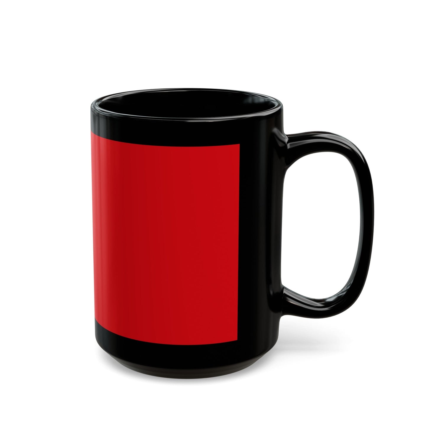 Flag of the People's Democratic Party of Afghanistan - Black Coffee Mug-The Sticker Space