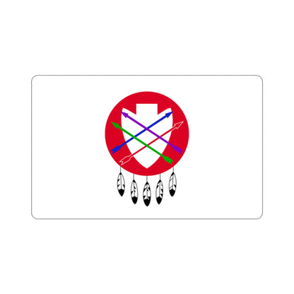 Flag of the Peoria Indian Tribe of Oklahoma STICKER Vinyl Die-Cut Decal-2 Inch-The Sticker Space