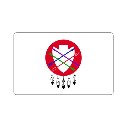 Flag of the Peoria Indian Tribe of Oklahoma STICKER Vinyl Die-Cut Decal-2 Inch-The Sticker Space