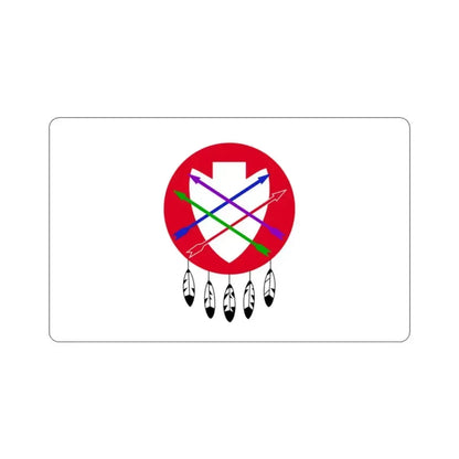 Flag of the Peoria Indian Tribe of Oklahoma STICKER Vinyl Die-Cut Decal 2 Inch - The Sticker Space