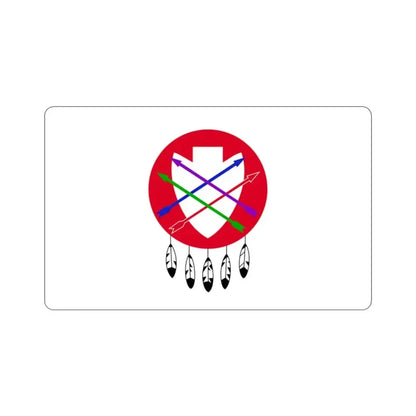 Flag of the Peoria Indian Tribe of Oklahoma STICKER Vinyl Die-Cut Decal - The Sticker Space