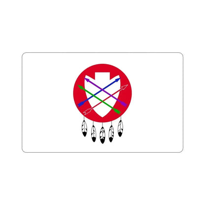 Flag of the Peoria Indian Tribe of Oklahoma STICKER Vinyl Die-Cut Decal - The Sticker Space