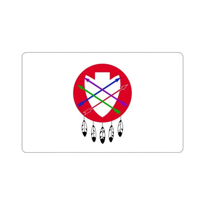 Flag of the Peoria Indian Tribe of Oklahoma STICKER Vinyl Die-Cut Decal - The Sticker Space