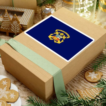 Flag of the Peruvian Navy (Peru) STICKER Vinyl Kiss-Cut Decal - The Sticker Space