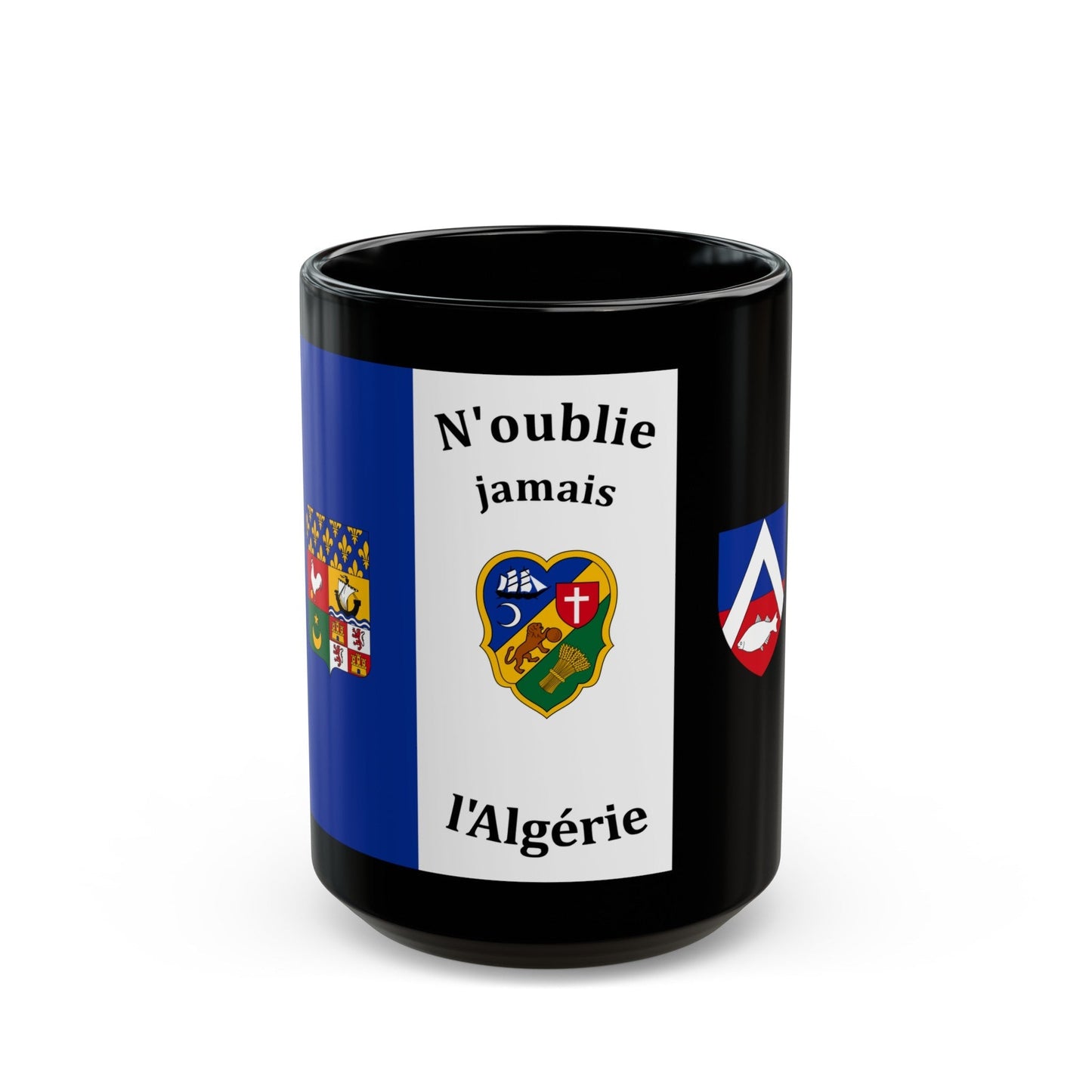 Flag of The Pied Noir - Black Coffee Mug-15oz-The Sticker Space