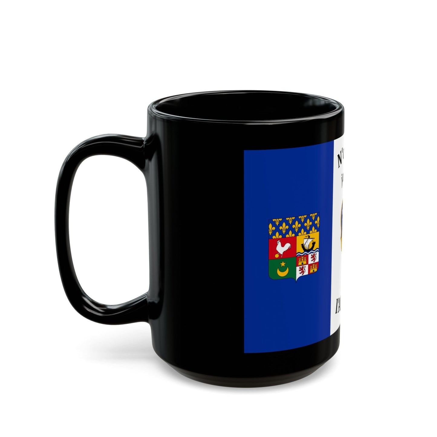 Flag of The Pied Noir - Black Coffee Mug-The Sticker Space