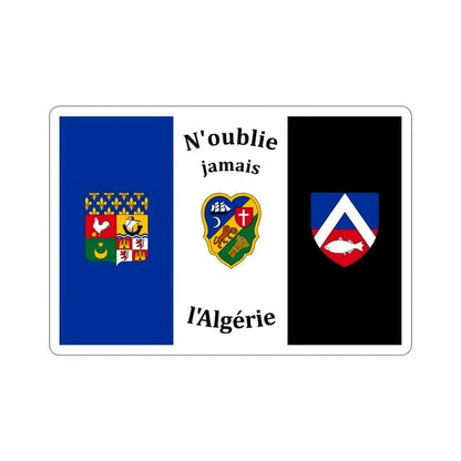 Flag of The Pied Noir STICKER Vinyl Die-Cut Decal 3 Inch - The Sticker Space