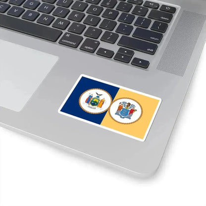 Flag of the Port Authority of New York and New Jersey (United States) STICKER Vinyl Kiss-Cut Decal - The Sticker Space