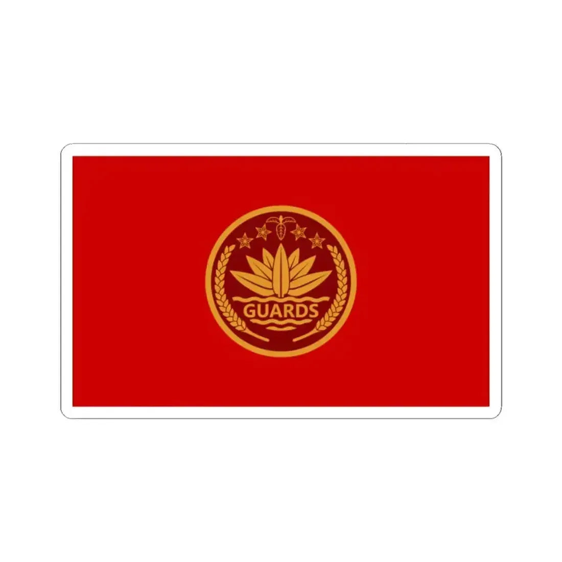 Flag of the President Guard Regiment PGR (Bangladesh) STICKER Vinyl Kiss-Cut Decal 2 Inch White - The Sticker Space