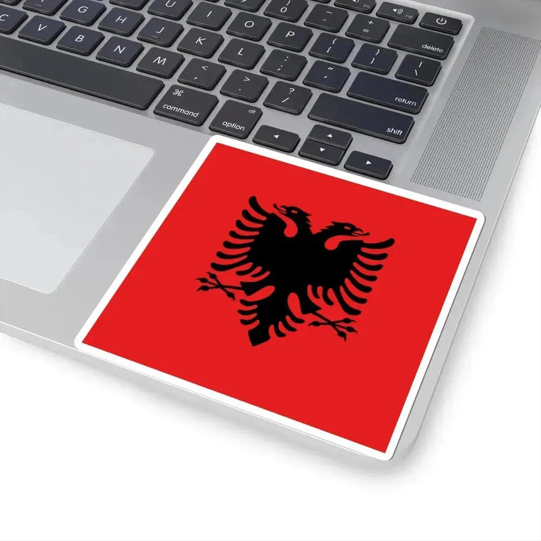 Flag of the President of Albania 1992-2002 (Albania) STICKER Vinyl Kiss-Cut Decal - The Sticker Space