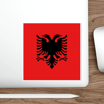 Flag of the President of Albania 1992 to 2002 STICKER Vinyl Die-Cut Decal-The Sticker Space