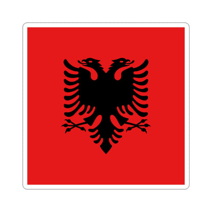 Flag of the President of Albania 1992 to 2002 STICKER Vinyl Die-Cut Decal-2 Inch-The Sticker Space