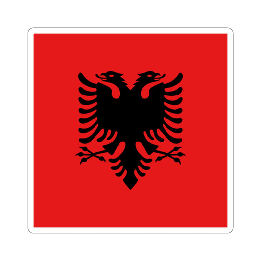 Flag of the President of Albania 1992 to 2002 STICKER Vinyl Die-Cut Decal-2 Inch-The Sticker Space