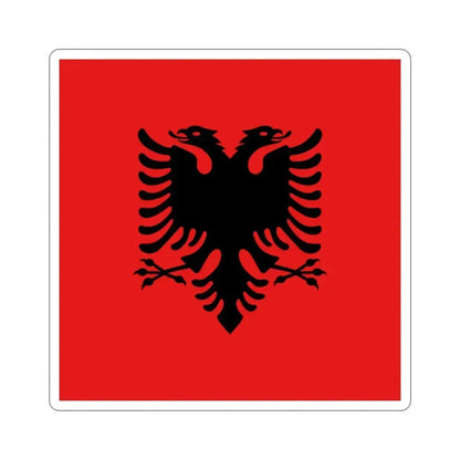 Flag of the President of Albania 1992 to 2002 STICKER Vinyl Die-Cut Decal 2 Inch - The Sticker Space