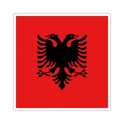 Flag of the President of Albania 1992 to 2002 STICKER Vinyl Die-Cut Decal 2 Inch - The Sticker Space