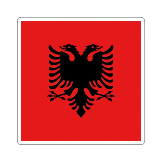 Flag of the President of Albania 1992 to 2002 STICKER Vinyl Die-Cut Decal 2 Inch - The Sticker Space