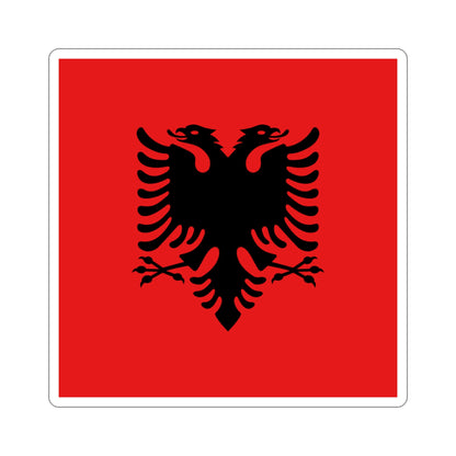 Flag of the President of Albania 1992 to 2002 STICKER Vinyl Die-Cut Decal-3 Inch-The Sticker Space