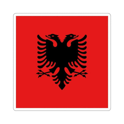 Flag of the President of Albania 1992 to 2002 STICKER Vinyl Die-Cut Decal 3 Inch - The Sticker Space