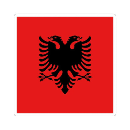 Flag of the President of Albania 1992 to 2002 STICKER Vinyl Die-Cut Decal 3 Inch - The Sticker Space