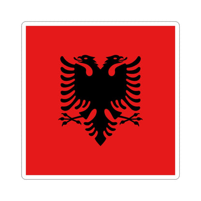 Flag of the President of Albania 1992 to 2002 STICKER Vinyl Die-Cut Decal-4 Inch-The Sticker Space