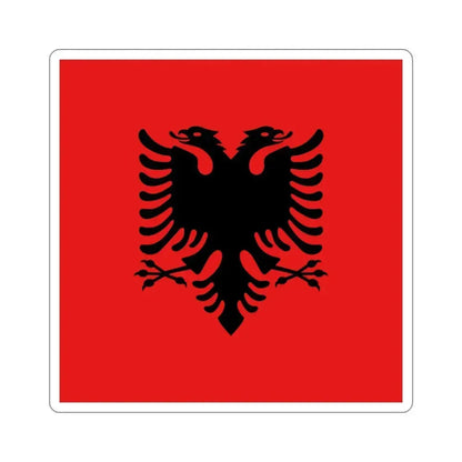 Flag of the President of Albania 1992 to 2002 STICKER Vinyl Die-Cut Decal 4 Inch - The Sticker Space