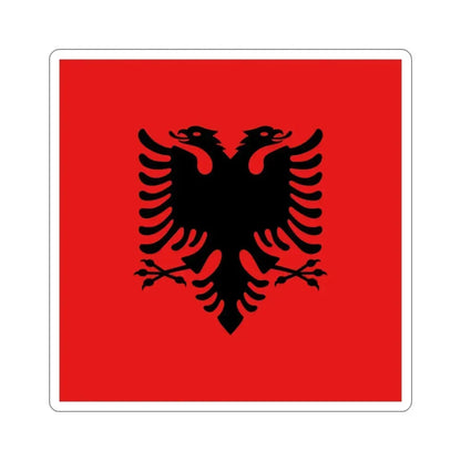 Flag of the President of Albania 1992 to 2002 STICKER Vinyl Die-Cut Decal 4 Inch - The Sticker Space