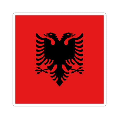 Flag of the President of Albania 1992 to 2002 STICKER Vinyl Die-Cut Decal-5 Inch-The Sticker Space