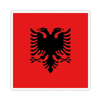 Flag of the President of Albania 1992 to 2002 STICKER Vinyl Die-Cut Decal 5 Inch - The Sticker Space