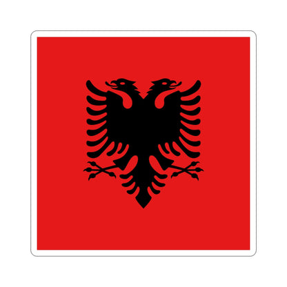 Flag of the President of Albania 1992 to 2002 STICKER Vinyl Die-Cut Decal-6 Inch-The Sticker Space