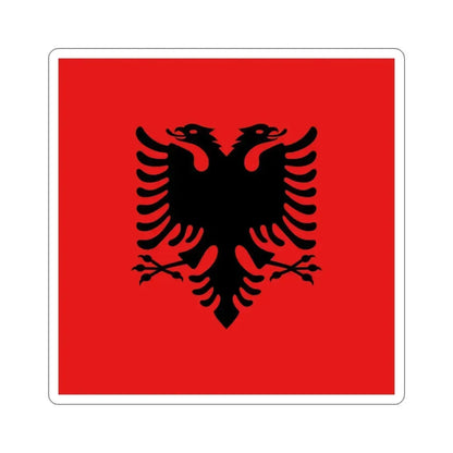Flag of the President of Albania 1992 to 2002 STICKER Vinyl Die-Cut Decal 6 Inch - The Sticker Space