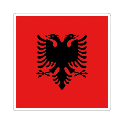 Flag of the President of Albania 1992 to 2002 STICKER Vinyl Die-Cut Decal - The Sticker Space