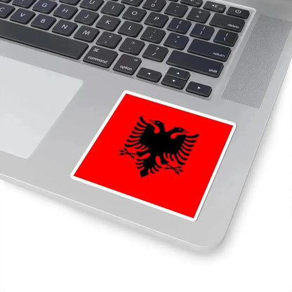 Flag of the President of Albania 2002-2014 (Albania) STICKER Vinyl Kiss-Cut Decal - The Sticker Space