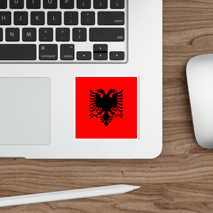 Flag of the President of Albania 2002 to 2014 STICKER Vinyl Die-Cut Decal-The Sticker Space