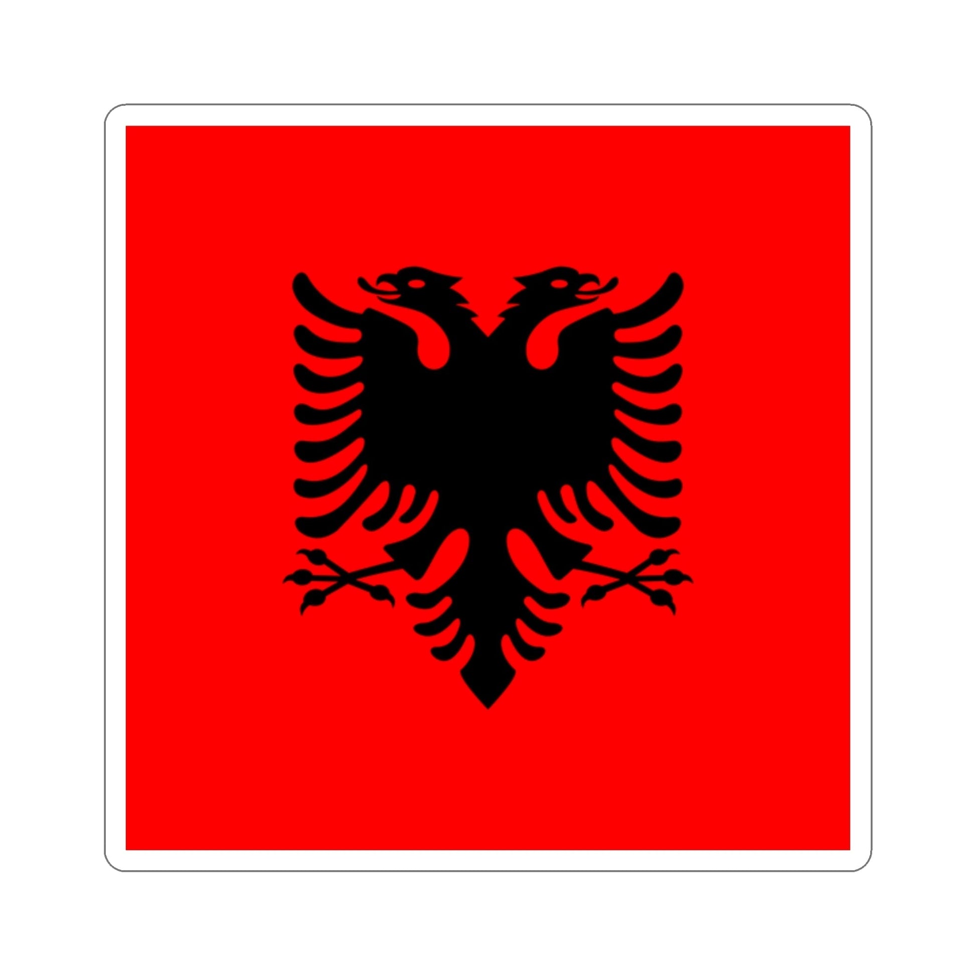 Flag of the President of Albania 2002 to 2014 STICKER Vinyl Die-Cut Decal-2 Inch-The Sticker Space