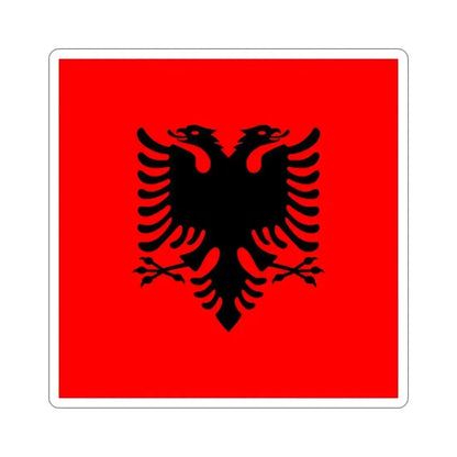 Flag of the President of Albania 2002 to 2014 STICKER Vinyl Die-Cut Decal 2 Inch - The Sticker Space