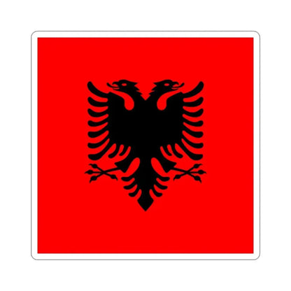 Flag of the President of Albania 2002 to 2014 STICKER Vinyl Die-Cut Decal 2 Inch - The Sticker Space