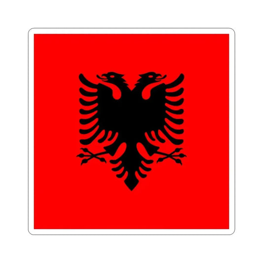 Flag of the President of Albania 2002 to 2014 STICKER Vinyl Die-Cut Decal 2 Inch - The Sticker Space