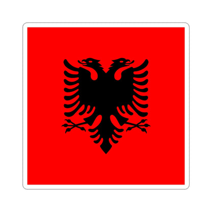 Flag of the President of Albania 2002 to 2014 STICKER Vinyl Die-Cut Decal-3 Inch-The Sticker Space