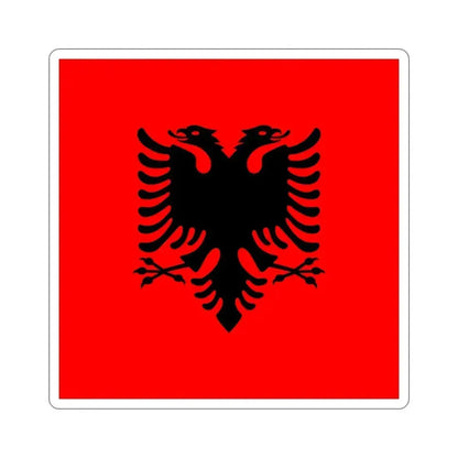 Flag of the President of Albania 2002 to 2014 STICKER Vinyl Die-Cut Decal 3 Inch - The Sticker Space