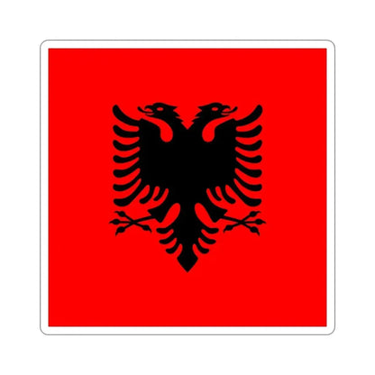 Flag of the President of Albania 2002 to 2014 STICKER Vinyl Die-Cut Decal 3 Inch - The Sticker Space